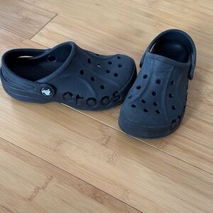 CROCS Kids Black Slip-On Sandals